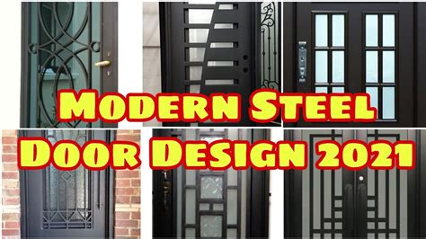 steel door design in 2021 modern look (60+ designs) - YouTube