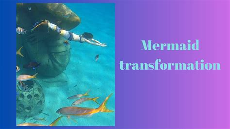 H2O style mermaid transformation and swimming underwater - YouTube