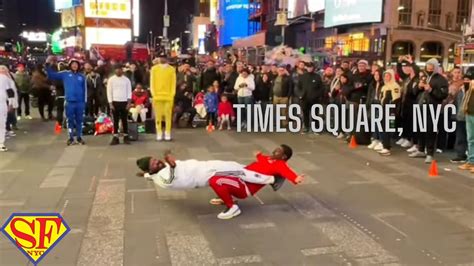 Best Street Performers in Time's Square New York City #NYC #buskers - YouTube