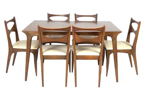 Set of Six Mid Century Modern Dining Chairs by John Van Koert for Drexel at 1stDibs