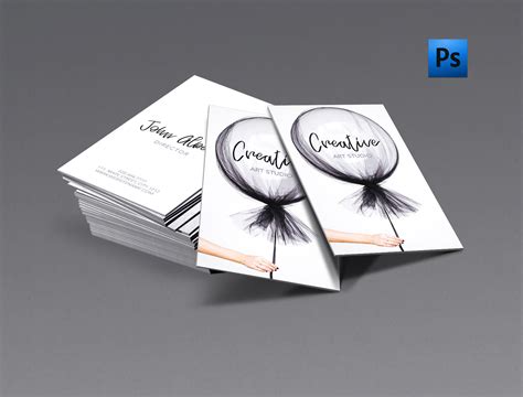 New fashion art creative business card