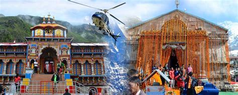 Badrinath Kedarnath Yatra By Helicopter, Do Dham Package By Helicopter