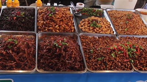 Taste Test of all the Bugs at a Thailand Market. Taste Testing Thai Snacks & Street Food - YouTube