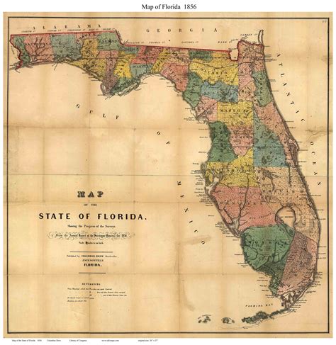 Old State Maps of Florida