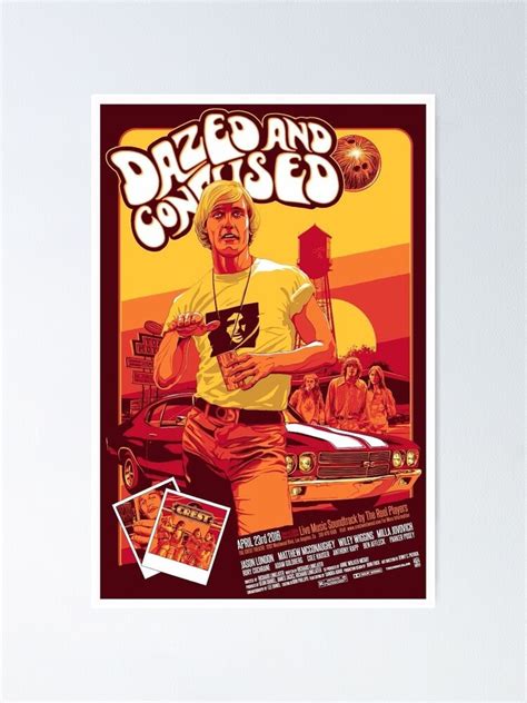 "Dazed and confused movie" Poster for Sale by Joachim-Joe | Redbubble