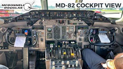 McDonnel Douglas MD-82 COCKPIT VIEW, GPWS Demo & Cabin Tour | European ...