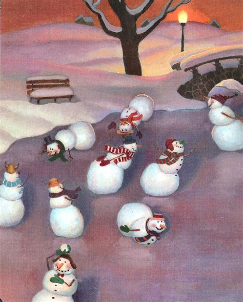 Snowmen at night. I love this book! | Christmas art, Christmas ...