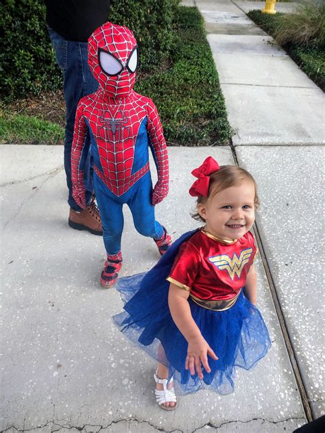 Superhero DIY Family Costume (Spider-Man)