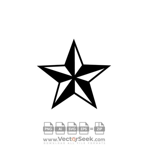 Nautical Star Logo Vector - (.Ai .PNG .SVG .EPS Free Download)