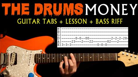 The Drums Money Guitar Lesson / Guitar Tabs / Tutorial / Guitar Chords ...