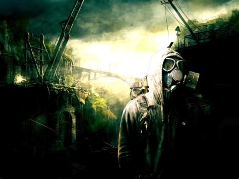 Gas Mask Apocalyptic Wallpaper