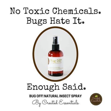 Bug Off Natural Insect Spray Made With Pure Essential Oils - Etsy