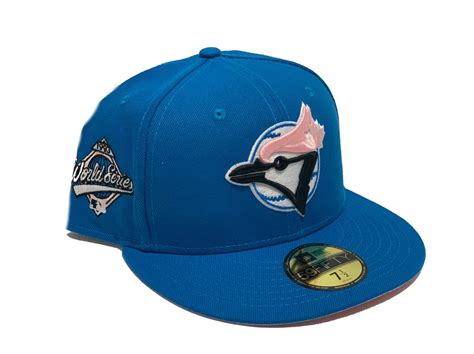 TORONTO BLUE JAYS 1993 WORLD SERIES BLUE FANATIC PINK BRIM NEW ERA FIT – Sports World 165