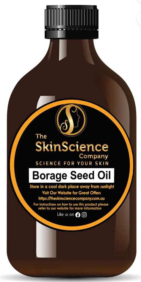 The SkinScience Company Borage Seed Oil ingredients (Explained)