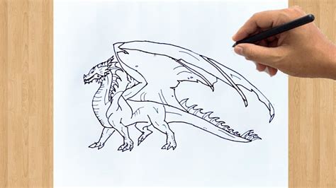 How To Draw A Dragon Head Step By Step For Kids