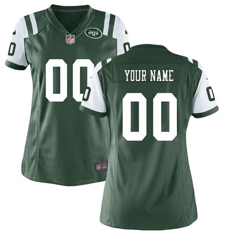 Women's Nike Green New York Jets Custom Game Jersey