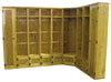 CUSTOM - Multi-Locker Entryway Storage | Custom Pine Lockers | Sawdust City Custom Furniture