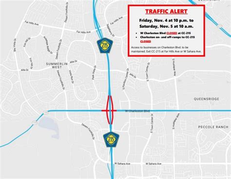 Overnight closures planned for west valley on Friday evening