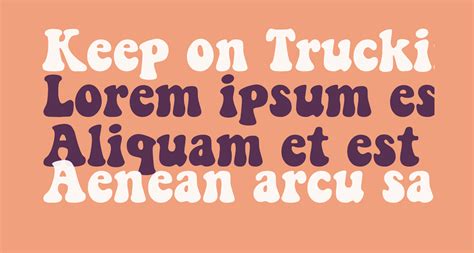 Keep on Truckin free Font - What Font Is