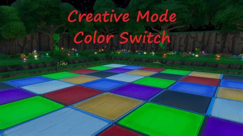 Fortnite Creative Mode Color Switch! - YouTube