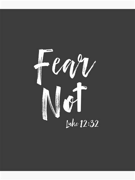 "Fear Not Bible Verse Christian" Poster for Sale by motivateme | Redbubble