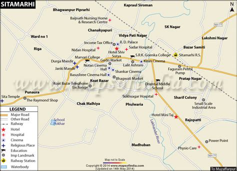 Sitamrahi City Map