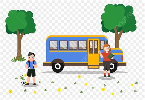 Schools Bus Clipart PNG Images, Vector School Bus Background, School Clipart, Bus Clipart ...