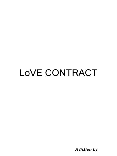 Love Contract | PDF