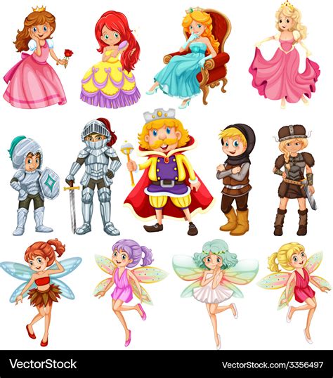 Fantasy characters Royalty Free Vector Image - VectorStock