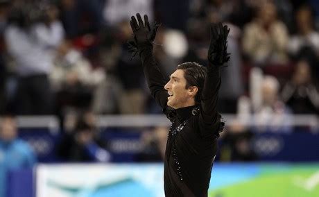 Usas Evan Lysacek Reacts After Performing Editorial Stock Photo - Stock ...