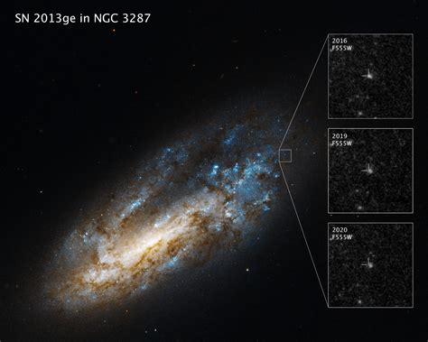 Hubble Telescope photographed surviving supernova