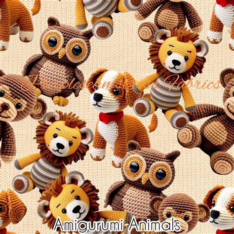 Amigurumi Animals Cotton Lycra – Purpleseamstress Fabric