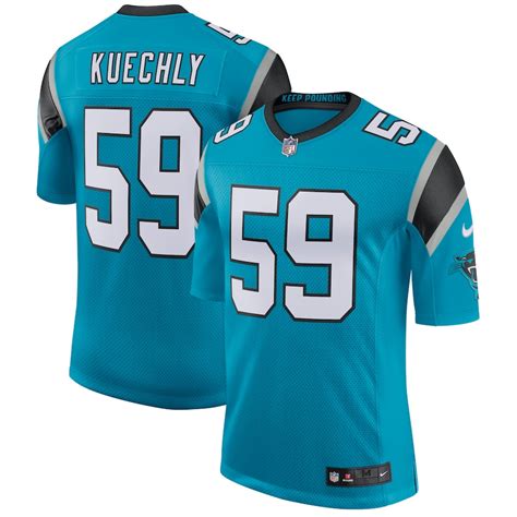 Men's Carolina Panthers Luke Kuechly Nike Blue Classic Limited Player Jersey