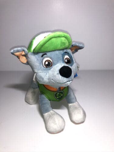 Paw Patrol -- 8" Rocky Plush Toy, Standing Plush with Stitched ...