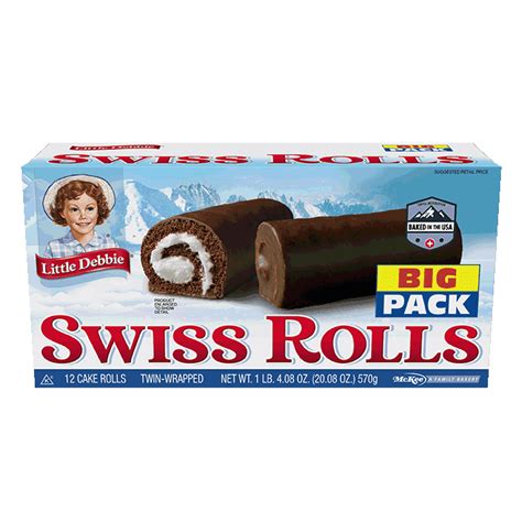 Little Debbie Big Pack Swiss Rolls Snack Cakes, 20.08 oz - Walmart.com