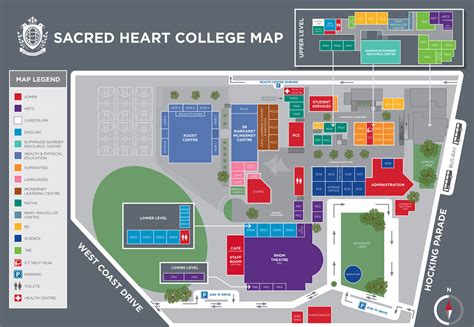 Sacred Heart Campus Map: Navigating Your Way Through The Campus - Neebish Island Michigan Map