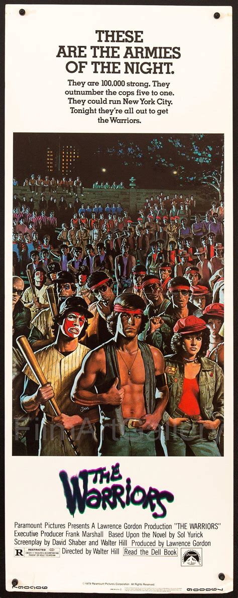 The Warriors Movie Poster | Insert (14x36) Original Vintage Movie Poster | 7488