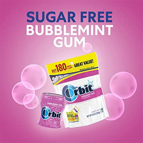 ORBIT Sugar Free Bubblemint Bulk Chewing Gum Bulk, 470 pieces | Pricepulse