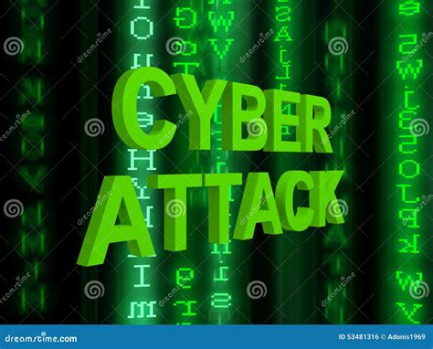 Cyber attack stock photo. Image of secure, offensive - 53481316