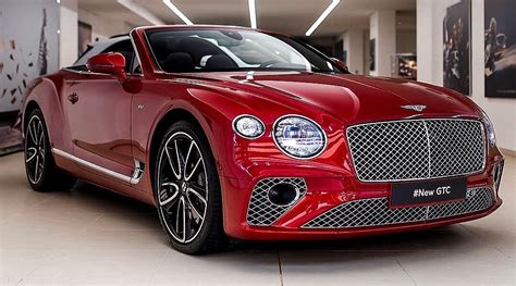 2021 Bentley Continental GT V8 Convertible, Red Beauty ! | Bentley continental gt, Bentley ...