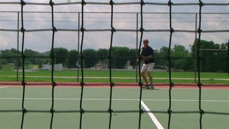 Man Hitting a Volley Shot in Tennis image - Free stock photo - Public ...