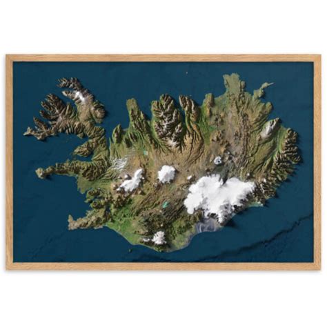 Iceland Geology Map Poster - Maps of Iceland