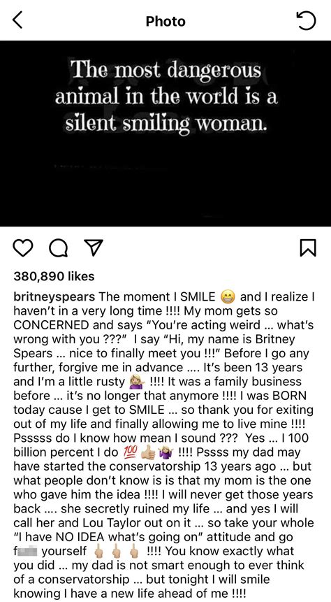 Britney Spears tells mom Lynne 'go f**k yourself' in deleted post ...