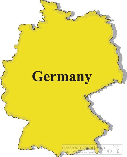 Country Maps Clipart Photo Image - germany-map-clipart-1005-16 ...