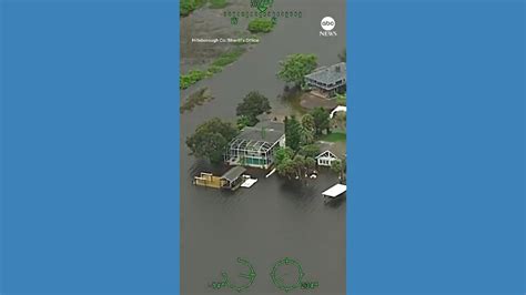 Video Chopper footages shows extensive flooding, damage from Hurricane ...