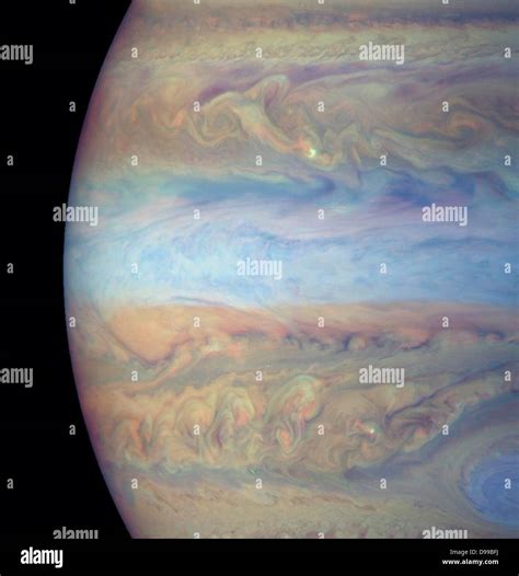 Mid-section views of Jupiter. Cassini Stock Photo - Alamy