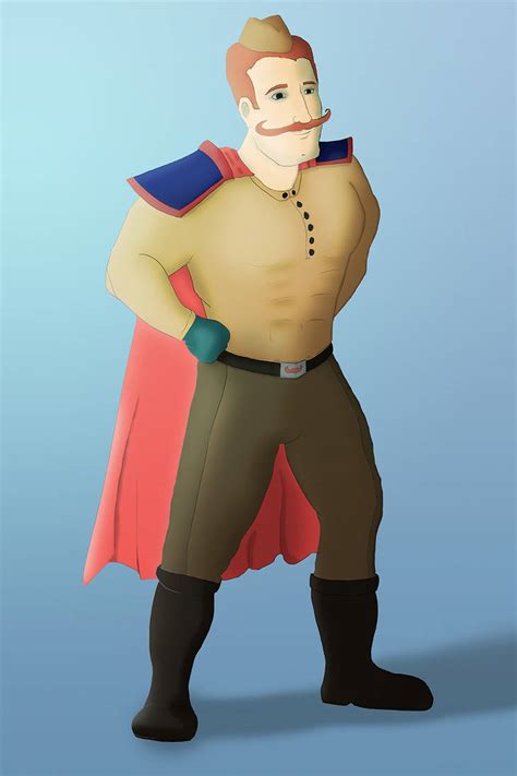 Capitaine moustache (Pose heroique) by CapitaineMoustache on DeviantArt