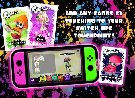 Splatoon/Splatoon 2 Amiibo Cards | Etsy