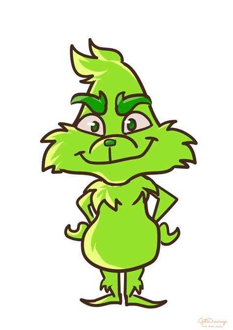 How to Draw a Grinch | GetDrawings.com