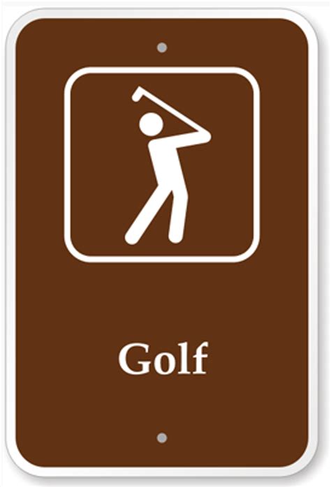 Golf Sign | Dornbos Sign & Safety, Inc.